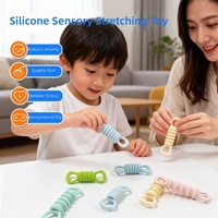 Nouveaux jouets sensoriels anti-stress en silicone de qualité alimentaire pour la décompression des doigts