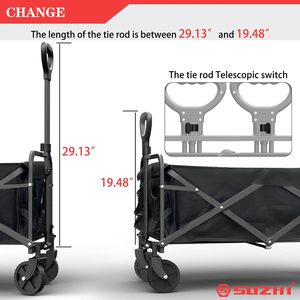 유틸리티 가든 카트 베스트 셀러 접이식 접이식 유틸리티 가든 조정 가능한 손잡이가있는 카트 - Product Image 3