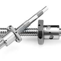 Vis à billes micro GCr15 personnalisée OEM, roulement à billes, mini-usinage CNC, plateau linéaire de précision, petits dispositifs de mouvement automatisés SFK0801