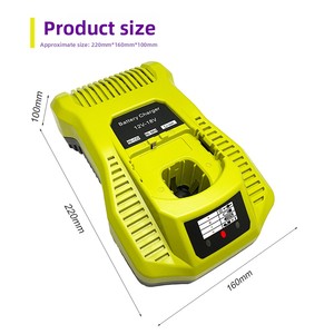 <span class=keywords><strong>Chargeur</strong></span> <span class=keywords><strong>de</strong></span> <span class=keywords><strong>batterie</strong></span> lithium-ion <span class=keywords><strong>18V</strong></span> 3A pour P117/P107/P108 avec éclairage LED et entrée 100-240V - Product Image 1