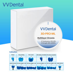 3D-Pro-ML 3d çok katmanlı Pro 20mm 95mm çok katmanlı diş 3D zirkonya disk blokları diş CA <span class=keywords><strong>CAD</strong></span> <span class=keywords><strong>CAM</strong></span> için boş - Product Image 3