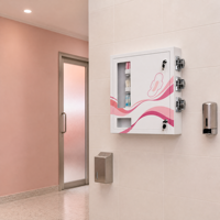Distributeur automatique mécanique sans espèces, paiement par pièces/jetons, aucune électricité requise, conforme ADA, en acier inoxydable, personnalisable, SDK