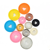 Livraison Gratuite Anneau de Reliure Spirale Rond à 360 Degrés, Boucle en Forme de Cœur Colorée, Disque Métallique en Plastique pour Couverture de Papier