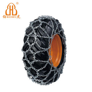 Chaîne de pneu <span class=keywords><strong>BOHU</strong></span> entièrement entourée en acier allié robuste avec finition en zinc pour véhicules d'ingénierie - Product Image 2