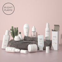 Vente en gros de cosmétiques en PP crème de soin de la peau pot en plastique vide avec joint pour nettoyant et sérum pour la peau