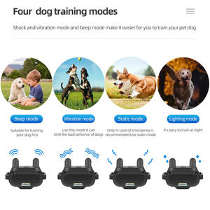 Новый обновленный IP67 водонепроницаемый пульт дистанционного управления для дрессировки собак ошейник с блокировкой экрана Электрический дрессировщик поведения домашних животных для 5-120 фунтов щенков - Product Image 4