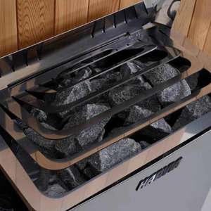 Impermeable al aire libre barril Sauna cedro negro tradicional Sauna calentador Hot <span class=keywords><strong>Rock</strong></span> - Product Image 6