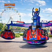 Manèges à griffes énergétiques 32 places pour adultes, grands manèges d'extérieur, manèges Energy Storm de fête foraine à vendre