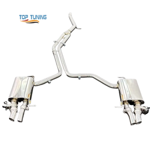 Tubo de Escape Catback de Acero Inoxidable 304, Sistema de Escape para Automóvil, para <span class=keywords><strong>Audi</strong></span> <span class=keywords><strong>A6</strong></span> A7 <span class=keywords><strong>C7</strong></span> C8 2.0T 3.0T - Product Image 2