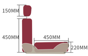 Siège double YSR, siège transformable en lit, cuir, multifonctionnel, lit plat pour <span class=keywords><strong>Peugeot</strong></span> <span class=keywords><strong>Expert</strong></span> - Product Image 5