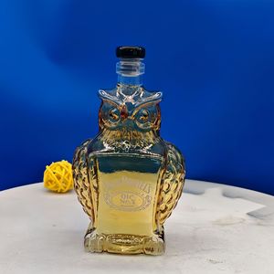 Bouteilles en verre en forme de <span class=keywords><strong>Grenade</strong></span>, Chien, Canard, avec bouchon, pour décanter le whisky, motif Bouledogue Français amusant, vente en gros, autocollants disponibles - Product Image 5