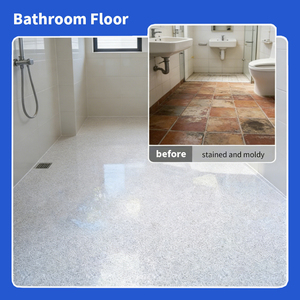 Pintura Epoxi Autonivelante Antideslizante Resistente al Desgaste para Renovación de Pisos, Revestimiento Líquido con Efecto Mármol para Interiores y Exteriores - Product Image 3