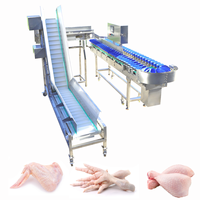Oester Sorteervoeten Automatische Groente Fruit Kip Bijproduct Gewicht Sorteermachine