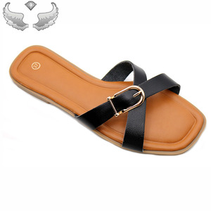 Estate alla moda nuovo tipo <span class=keywords><strong>di</strong></span> <span class=keywords><strong>pantofole</strong></span> da donna più vendute ogni giorno a punta aperta a punta quadrata - Product Image 4