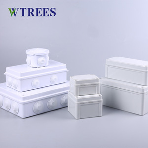 Wtrees <b>Waterproof</b> <b>Junction</b> <b>Box</b> 85x85x50 ABS IP65 Outdoor Indoor Use - Product Image 2