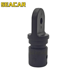 Tapa de extremo de tubo de nailon negro de 1 pulgada Seacar para piezas de repuesto de cubiertas de barcos - Product Image 2