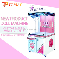 Machine à griffes métallique de qualité commerciale avec accepteur de billets, force de préhension réglable sur 3 niveaux, carte mère pleine taille, origine Guangdong
