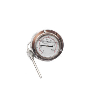 Sonda Capilar Thermo Sensor Imprensa Therm Líquido De Enchimento Pressão Tipo Termômetro Aço Inoxidável Alta <span class=keywords><strong>Temp</strong></span> Gauge Gage Ss - Product Image 5