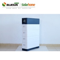Batterie Solaire au Lithium Empilable 20 kWh 30 kWh 40 kWh 50 kWh 48 V 106 Ah, Batterie de Stockage d'Énergie Prix de Gros pour Système Solaire