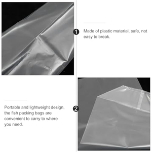 Bolsa de Plástico Transparente Biodegradable para Agua, con Asa, para Alimentos, Certificada CE, para Agua Potable, OEM - Product Image 3