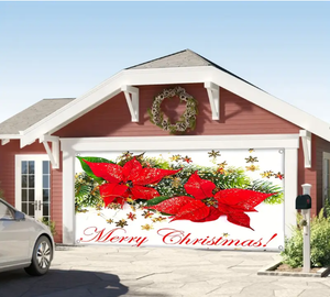 Bannière de porte de garage en tissu polyester de haute qualité, décoration murale portable, livraison rapide, vente en gros d'usine, prix abordable - Product Image 5