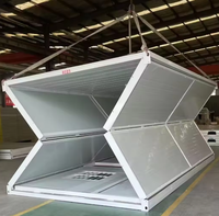 Maison préfabriquée en conteneur pliable et extensible, fabriquée en panneaux sandwich