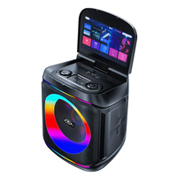 CSN-24818 8 Zoll Tragbarer Karaoke-Lautsprecher mit Touchscreen Kabelloser Party-Lautsprecher RGB LED-Lichter