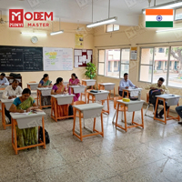 MINYI BAND India Ensemble table et chaise en bois pour écolier, étudiant et adolescent, pour salle de classe et chambre