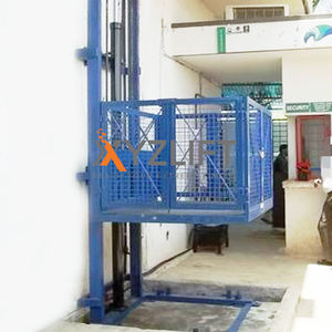 Ascenseur de fret de marchandises personnalisé XYZLIFT-CE 2-6 étages avec capacité de 5000kg entrepôt utilisation en usine ascenseur de fret hydraulique - Product Image 1