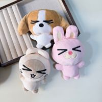 Llavero Colgante de Peluche Estilo Coreano con Relleno de Algodón PP para Niños, Interactivo y Educativo para Padres e Hijos