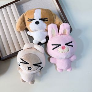 Porte-clés en peluche style coréen en polyester avec rembourrage en coton PP pour enfants, interactif et éducatif pour la relation parent-enfant - Product Image 1