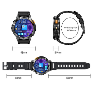 Montre connectée de style extérieur <span class=keywords><strong>K65</strong></span> avec écran AMOLED de 1,43 pouce Répondre aux appels Fréquence cardiaque Sommeil Podomètre - Product Image 6