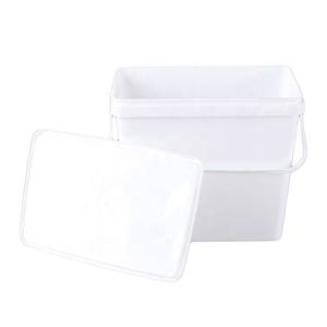 Cubo de plástico rectangular de 1 galón 3,7 L - Product Image 3