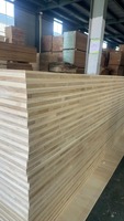 Tablero de madera maciza de paulownia de fábrica, tablero compuesto cruzado para muebles y ataúdes