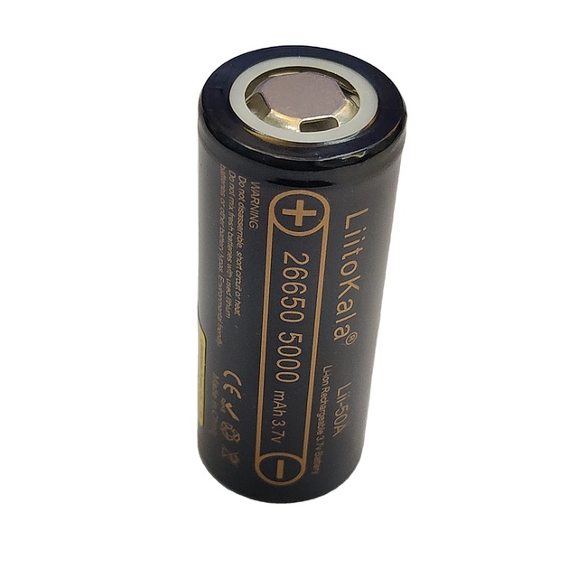 Lii-50A 26650 5000mAh battery