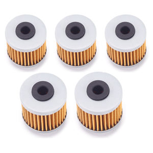 Filtres à huile jaunes pour <span class=keywords><strong>Lifan</strong></span> 150 YX150 YX160, nettoyeur pour Zongshen ZS190, Pitster Pro <span class=keywords><strong>190</strong></span> 2V, ATC125M Daytona, 5 pièces/paquet - Product Image 4