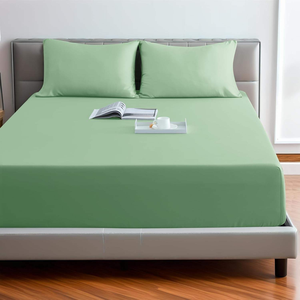 100% Bamboo Viscose Queen Size <strong>Sheet</strong> Set Soft and Silky Comfortable <strong>Fitted</strong> <strong>Sheet</strong> - Product Image 6