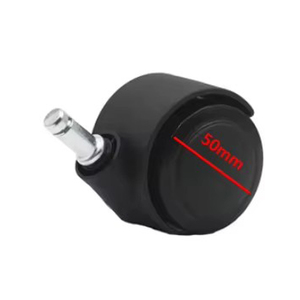 Ruedas de acero giratorias de 360° de 50 mm, negras, ajustables, silenciosas y ecológicas, directas de fábrica, para muebles de interior y exterior, hogar y oficina. - Product Image 5