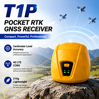 Récepteur GNSS RTK portable OEM 4G LTE avec réseau CORS, précision centimétrique, dispositif de positionnement multi-GNSS pour la topographie, protection IP65