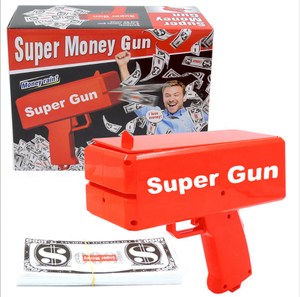 Pistola de dinero en efectivo para niños y adultos, accesorios de pulverización de tiro, dinero en efectivo, cañón, dinero, juguete para fiesta, boda - Product Image 6