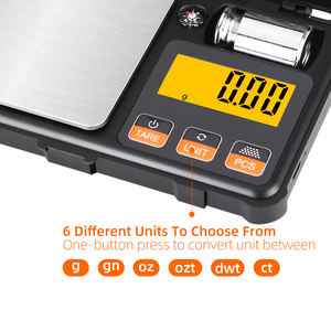 Werkseitig tragbare elektronische Taschen waage für kleinen Schmuck Hochgenaues digitales Wiegen mit einer Auflösung von 0,001g, batterie betrieben - Product Image 4