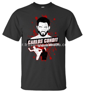 2024 hommes Gym t-shirt mode Slim Fit Muscle imprimé coton longue longueur à manches courtes pas cher hommes Fitness vêtements - Product Image 1