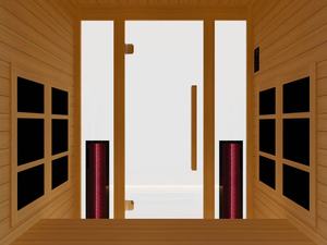 Quart Halogen Glass thấp electromotive ánh sáng màu đỏ quang phổ đầy đủ hồng ngoại phòng tắm hơi nóng - Product Image 5