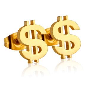 Boucles d'oreilles pendantes longues en or 18 carats pour femme, style manchette d'oreille, bijoux fantaisie pour club de nuit - Product Image 1