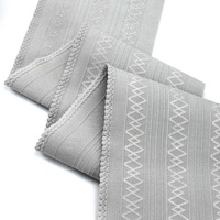 Nouvelle ceinture élastique à motif brillant de conception d'usine pour ceinture de bord picot de soutien du dos