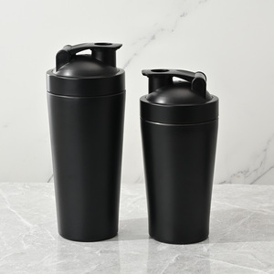 New Design Single-layer Stainless Steel <b>Shaker</b> Cup for Outdoor Sports and Fitness Protein Powder <b>Shaker</b> <b>Bottle</b> with Handle - Product Image 2