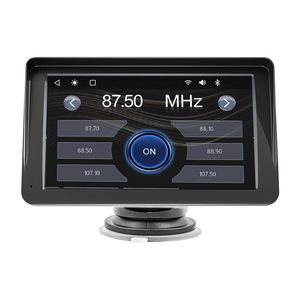 7 pouces tactile Portable Carplay écran Apple Carplay Android affichage automatique autoradio BT <span class=keywords><strong>FM</strong></span> GPS Navigation pour camion voiture - Product Image 4
