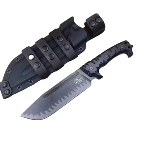 Cuchillo Táctico de Supervivencia Personalizable ML, Hoja de Acero Inoxidable, Mango de Craton, Punta de Gota, para Caza, Uso Industrial, OEM Disponible - Product Image 1