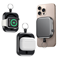 Banco de Energía 3 en 1 de 10000 mAh con Carga Rápida PD20W, Soporte para Auriculares y Reloj, Carga Inalámbrica de 10 W