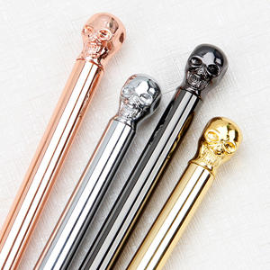 Bolígrafos de Metal con Diseño de Calavera Navideña 2025, Punta de 1.0 mm, con Logotipo Personalizado - Product Image 2